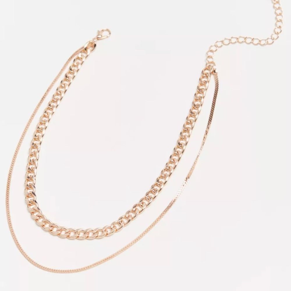 not for sale layer chain necklace